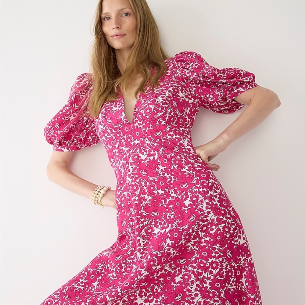 J.Crew Collection Puff-Sleeve Maxi Dress - 6 NWT